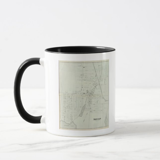 Taza Mapa de Manasquan, Nueva Jersey (Izquierda)