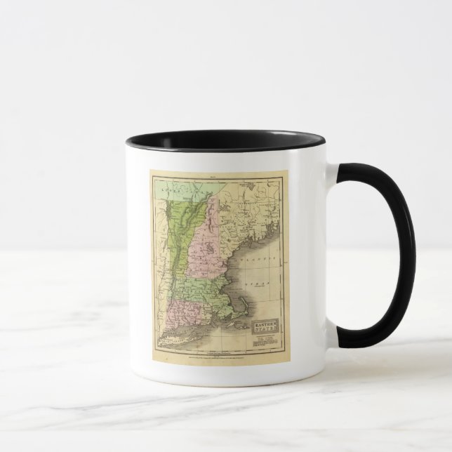 Taza Mapa de Olney de Estados del Este (Derecha)