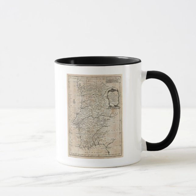 Taza Mapa de Portugal (Derecha)