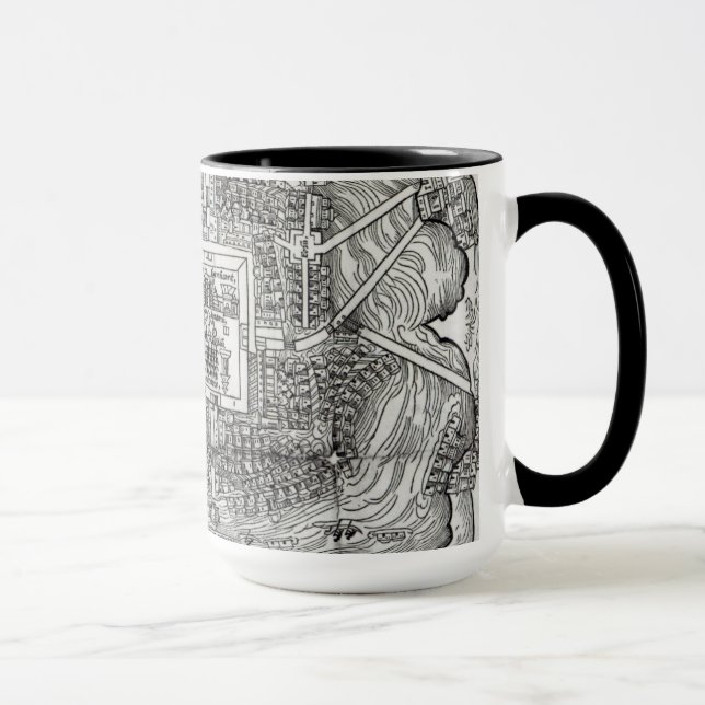Taza Mapa de Tenochtitlan (Derecha)