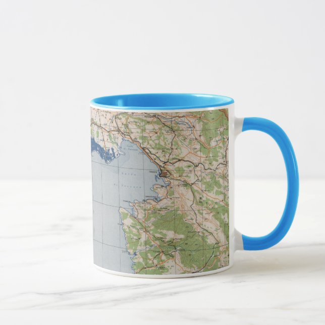 Taza Mapa de Venecia, Italia (Derecha)