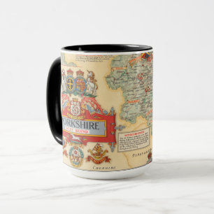Taza Mapa de Yorkshire: West Riding