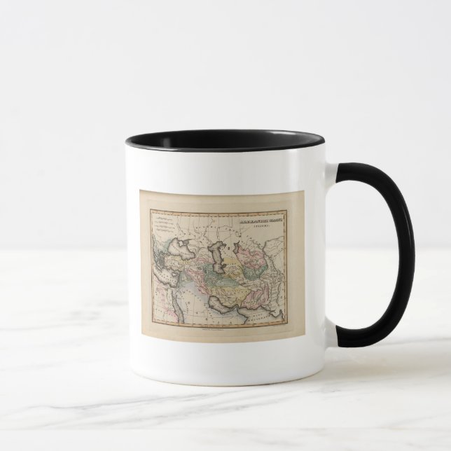 Taza Mapa del Atlas de Asia (Derecha)