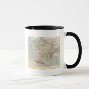 Taza Mapa del Atlas de Francia