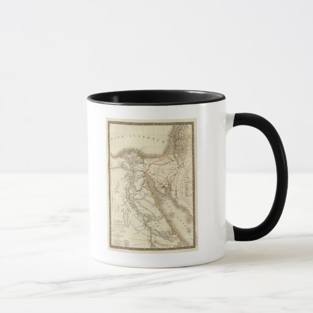 Taza Mapa del atlas del Oriente Medio (Derecha)