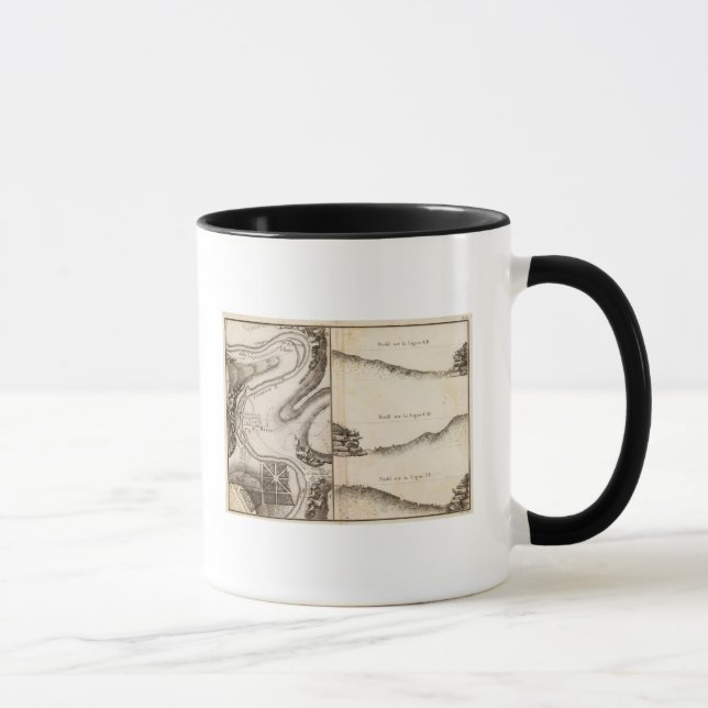 Taza Mapa del Atlas La Charente (Derecha)