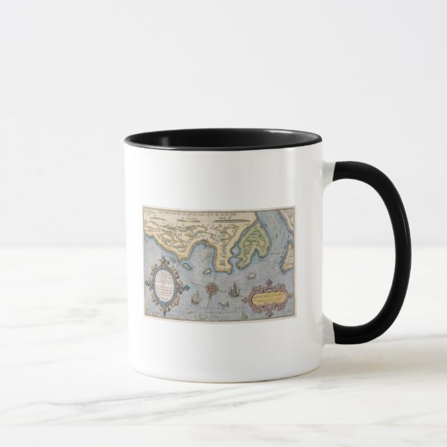 Taza Mapa del comercio del holandés del mar Báltico (Derecha)
