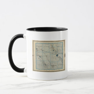 Taza Mapa del condado de Floyd, estado de Iowa