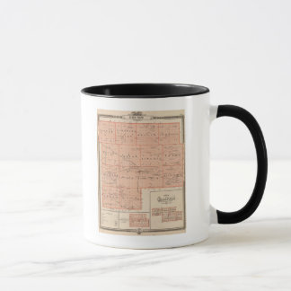 Taza Mapa del condado de Grundy, estado de Iowa