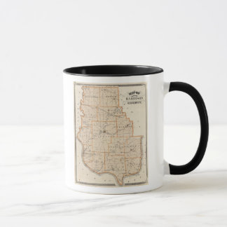 Taza Mapa del condado de Harrison