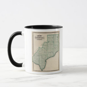 Taza Mapa del condado de Spencer