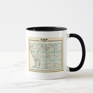 Taza Mapa del condado de Union
