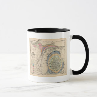 Taza Mapa del estado de Michigan