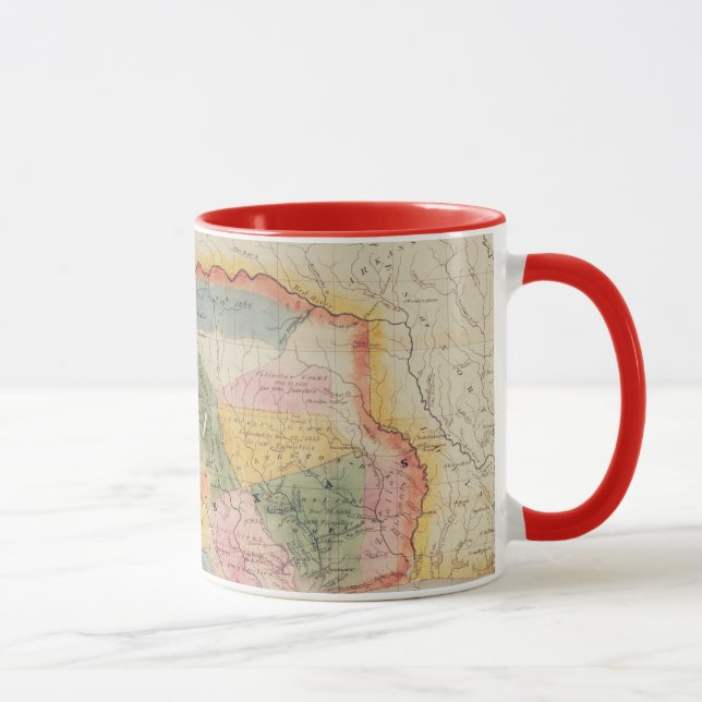 Taza Mapa del estado de Texas | 1835 (Derecha)