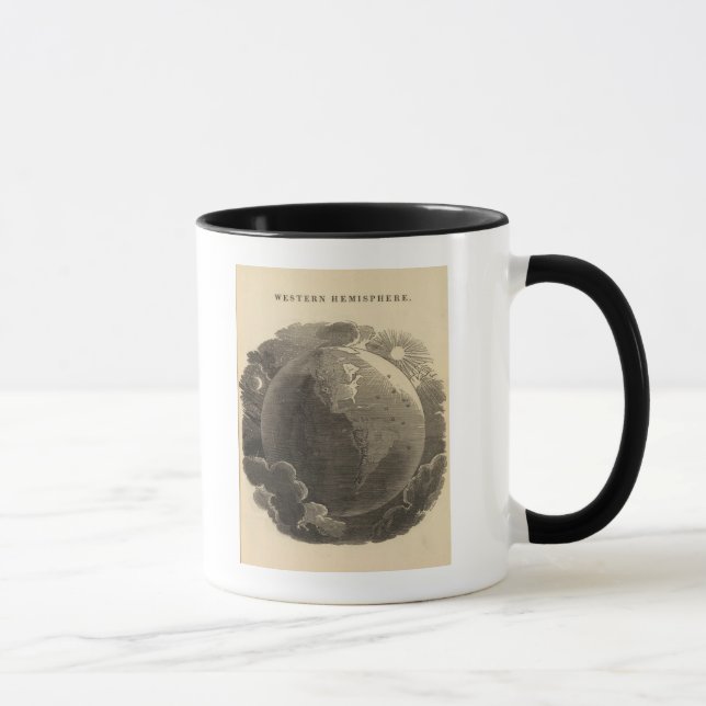 Taza Mapa del hemisferio occidental de Goodrich (Derecha)