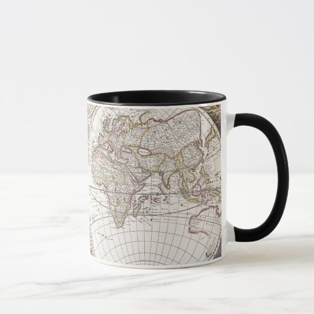 Taza Mapa del mundo del atlas Maior (Derecha)