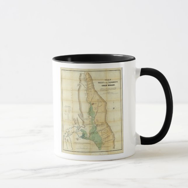 Taza Mapa del Valle de Sacramento (Derecha)