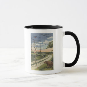 Taza Mapa detallado de la "carretera ideal "