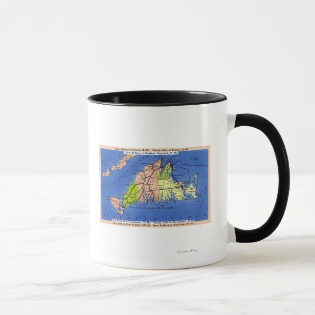 Taza Mapa detallado de la isla (Derecha)