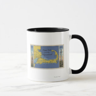 Taza Mapa detallado del Pilgrimland