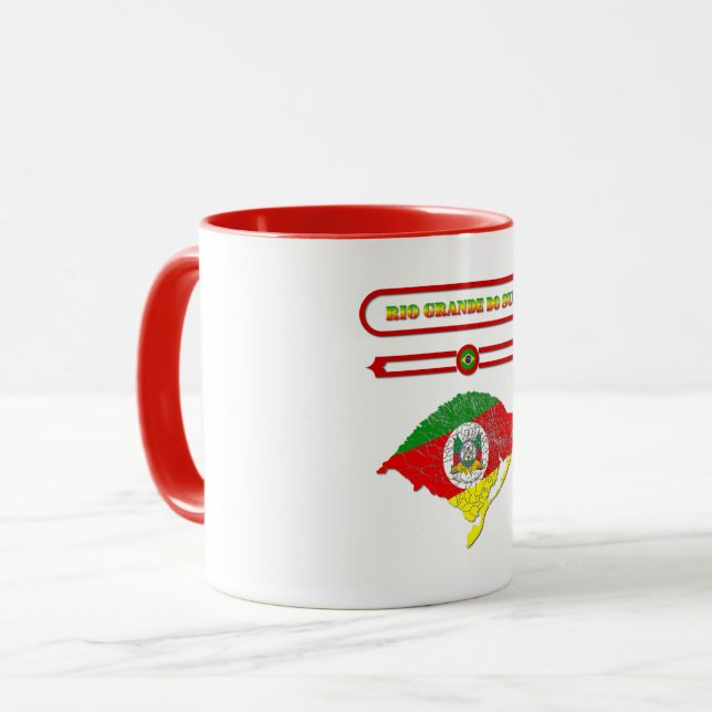 TAZA MAPA DO RIO GRANDE DO SUL. SAMER BRASIL (Anverso izquierdo)