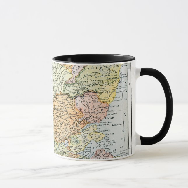 TAZA MAPA: ESCOCIA (Derecha)