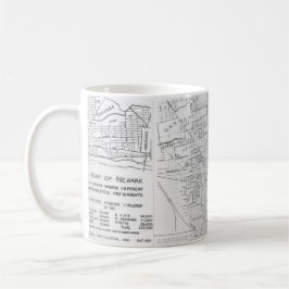 Taza Mapa étnico de la vecindad de Newark New Jersey
