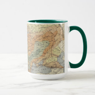Taza Mapa europeo de la densidad demográfica el  