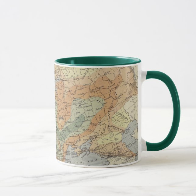 Taza Mapa europeo de la densidad demográfica el | (Derecha)