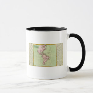 Taza Mapa físico de las Américas