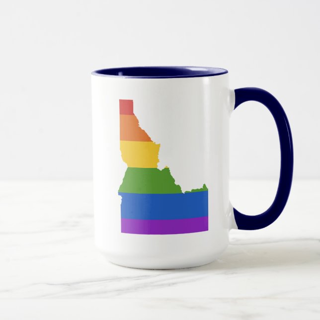 Taza Mapa gay de EEUU| Estado de Idaho (Derecha)