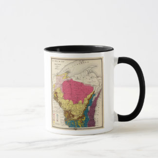 Taza Mapa geológico de Wisconsin