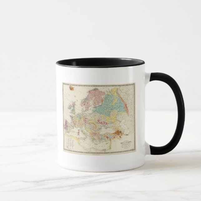 Taza Mapa geológico Europa (Derecha)