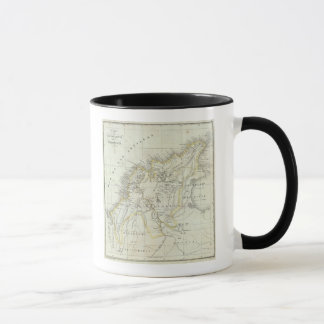 Taza Mapa grabado de Colombia