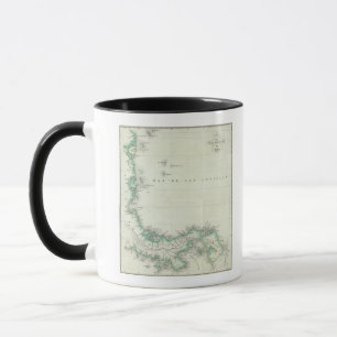 Taza Mapa grabado de Panamá