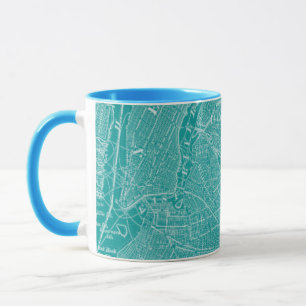 Taza Mapa gráfico de Nueva York