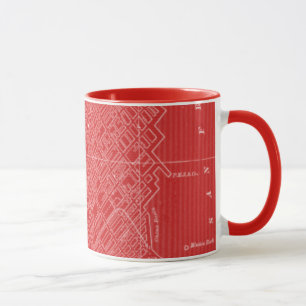 Taza Mapa gráfico de San Francisco