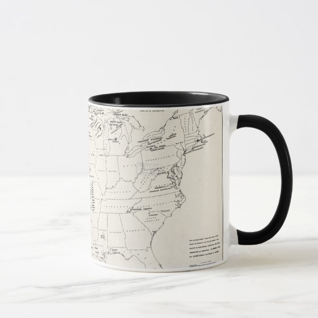 TAZA MAPA: INDIOS AMERICANOS 2 (Derecha)