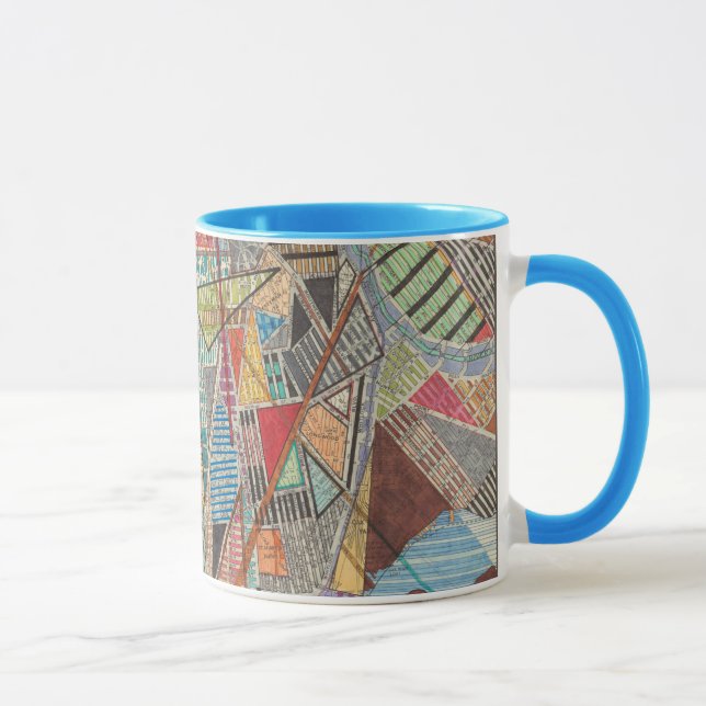 Taza Mapa moderno de Nueva York I (Derecha)