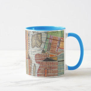Taza Mapa moderno de Nueva York III