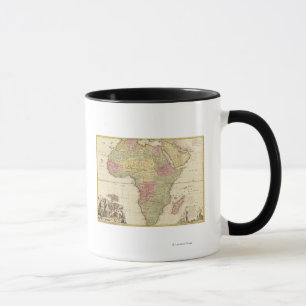 Taza Mapa Panorámico de África 3