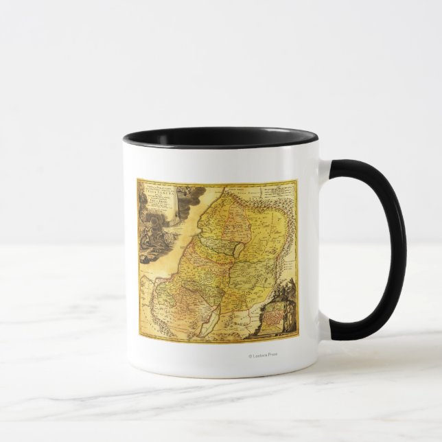 Taza Mapa Panorámico de Palestina 2 (Derecha)