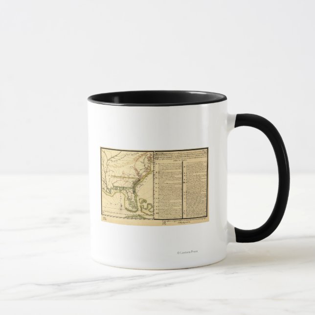Taza Mapa Panorámico (Español) (Derecha)