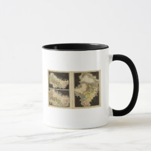 Taza Mapas grabados del mundo