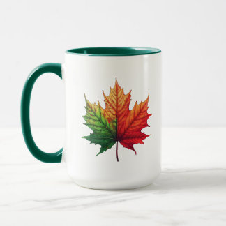 Taza Maple Fall Leaf Large Combo