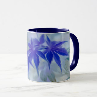 Taza Maple Japonés En Mug Azul