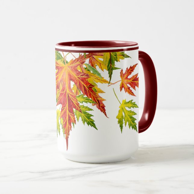 Taza Maple plateado en un Mug Combo (15 oz) (Anverso derecho)