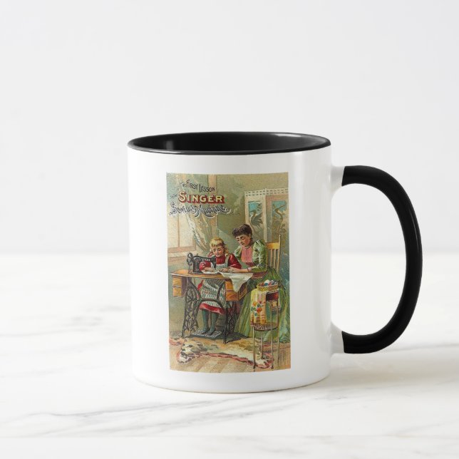 Taza Máquina de coser del cantante Victorian "de la (Derecha)