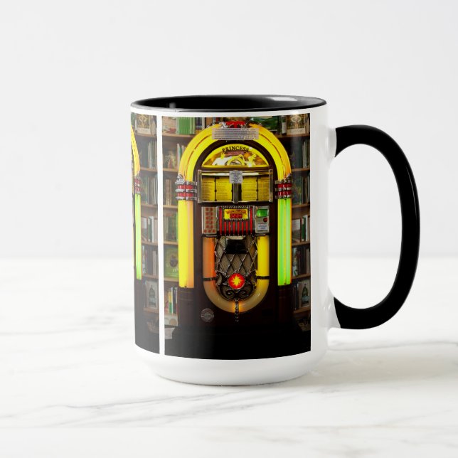 Taza Máquina tocadiscos antigua (Derecha)