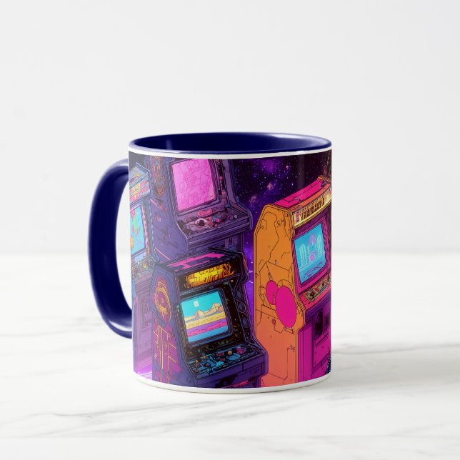 Taza Máquinas Retro de Arcade (Anverso izquierdo)